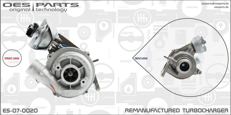 OES PARTS Компрессор, наддув ES-07-0020